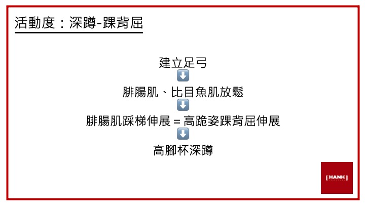 一張提供 腳踝活動度 矯正階段進程 的圖片